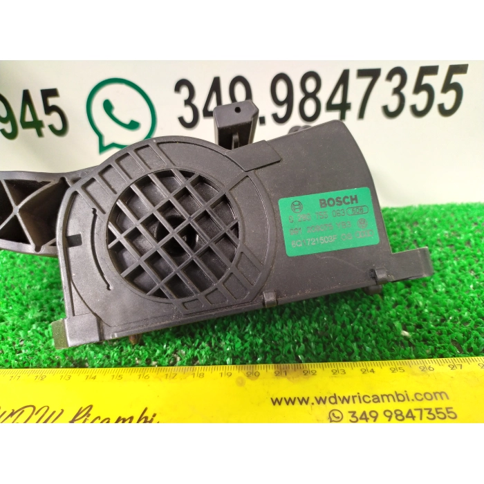6Q1721503F PEDALE POTENZIOMETRO ACCELLERATORE SKODA FABIA 1.2 (2007\2014) 2010