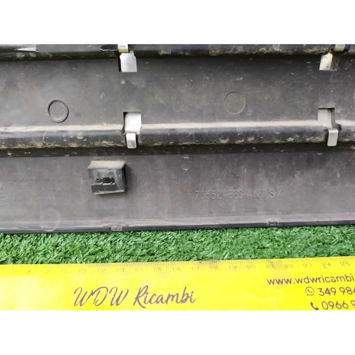 735521839 MODANATURA MASCHERINA FASCIA PORTA ANTERIORE SINISTRO SX FIAT 500L