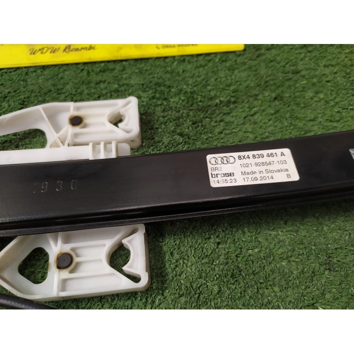 8X4839461A MECCANISMO ALZAVETRO PORTA POSTERIORE SINISTRO SX AUDI A1 SPORTBACK (2010\2018) 2016