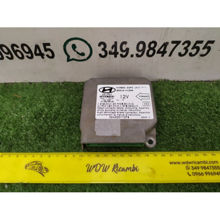 95910-H1600 CENTRALINA AIRBAG DELPHI HYUNDAI TERRACAN 2.9 CRDI (2001\2007) 2004