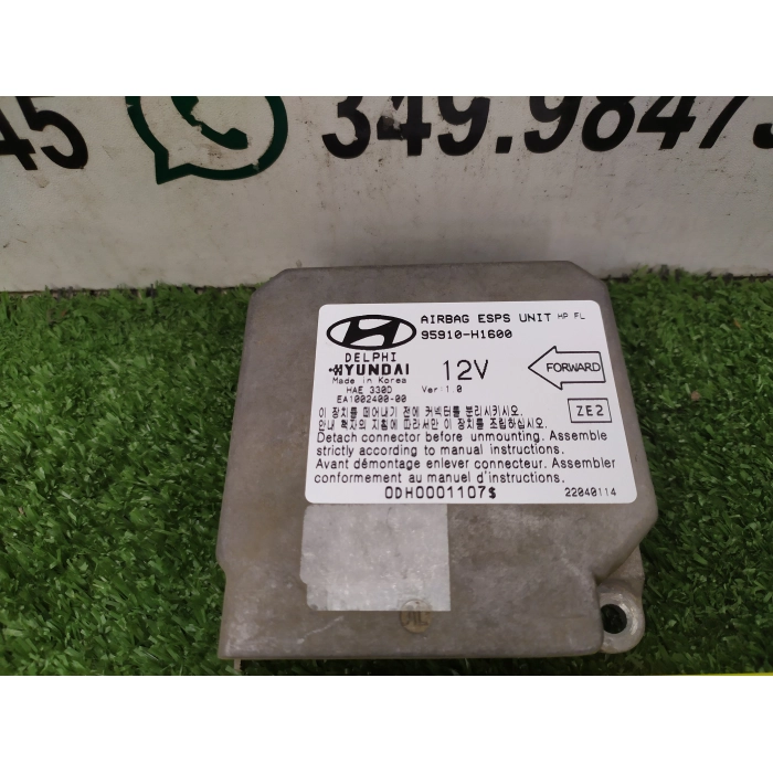 95910-H1600 CENTRALINA AIRBAG DELPHI HYUNDAI TERRACAN 2.9 CRDI (2001\2007) 2004