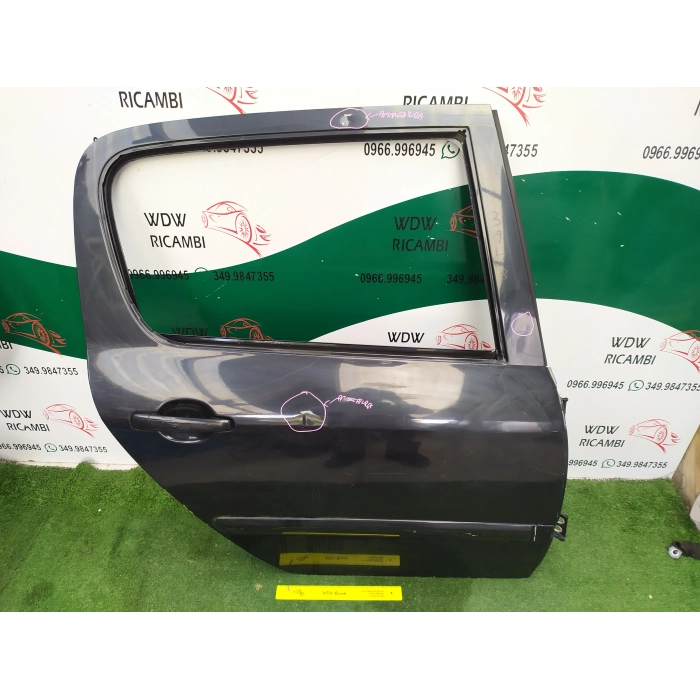 PORTA PORTIERA SPORTELLO POSTERIORE DESTRO DX PEUGEOT 307 2.0 HDI (2001\2009) 2004