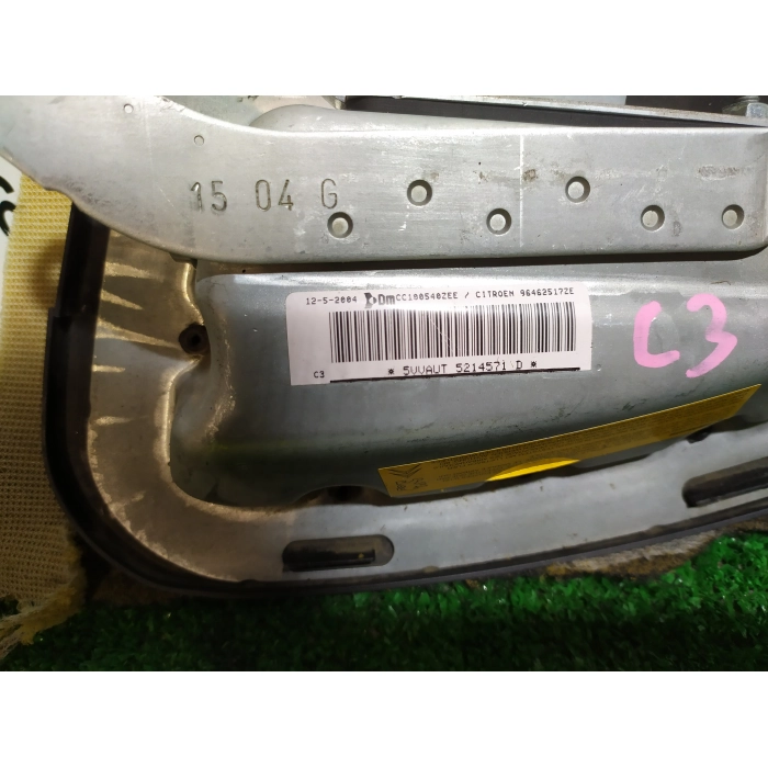 96462517ZE AIRBAG SEDILE LATO ANTERIORE SINISTRO SX CITROEN C3 1.4 HDI 90CV (2002\2009) 2004