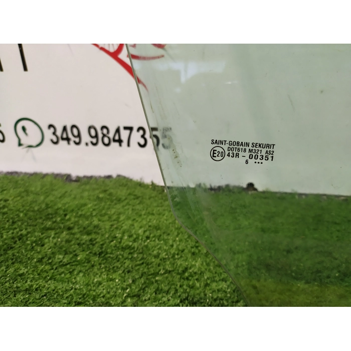 VETRO SCENDENTE PORTA ANTERIORE ANT DESTRO DX FIAT SEDICI 16 4X4 1.9 (2005\2014) 2007