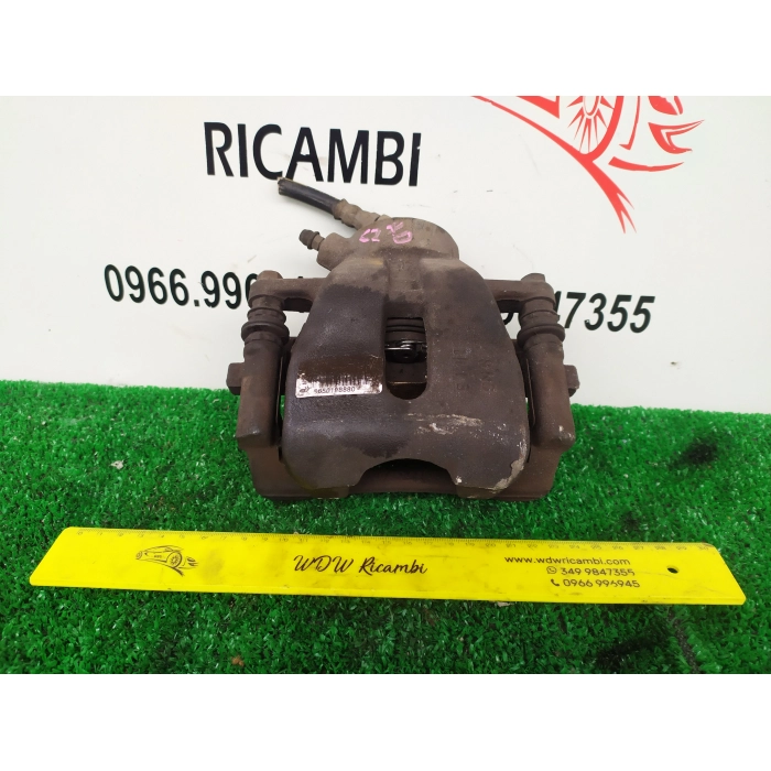 9650198880 PINZA FRENO LATO LATERALE ANTERIORE DESTRO DX CITROEN C2 1.4 HDI (2003\2009) 2004