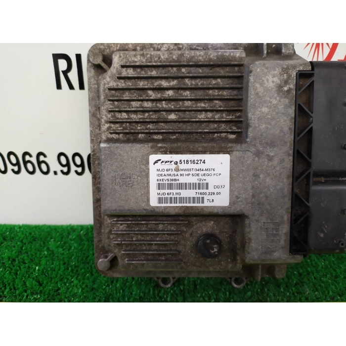 51816274 CENTRALINA ECU MOTORE 90HP FIAT IDEA 1.3 90CV (2003/2012) 2008