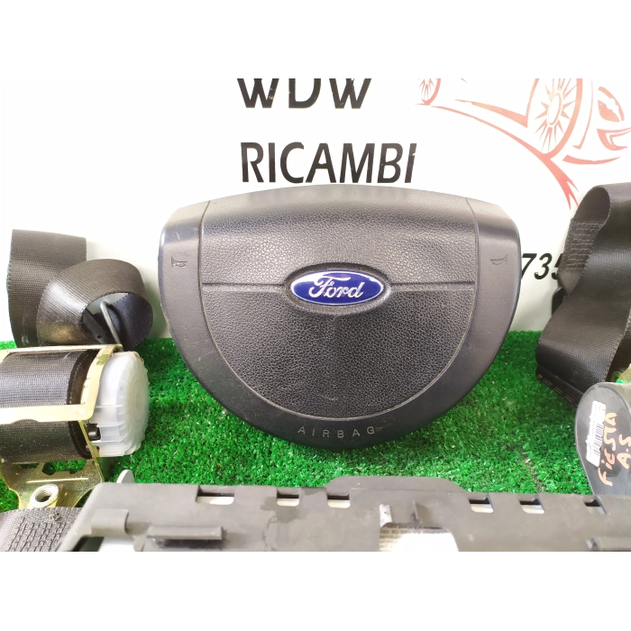 KIT AIRBAG NO CENTRALINA AIRBAG VOLANTE CRUSCOTTO CINTURA FORD FIESTA 1.4 TDCI (2002\2008) 2002