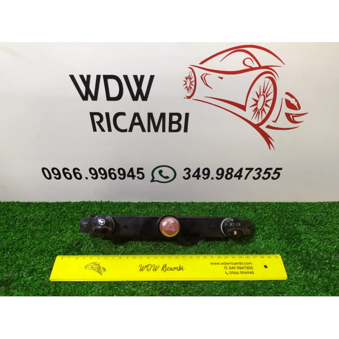 PULSANTI INTERRUTTORI CENTRALI GRUPPO COMANDI CRUSCOTTO FIAT 500 CITY 4 FRECCE