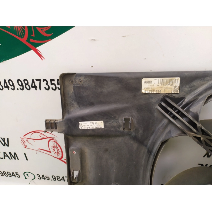 51797134 VENTOLA ELETTROVENTOLA MOTORE FIAT GRANDE PUNTO 1.2 65CV (2005\2011) 2006