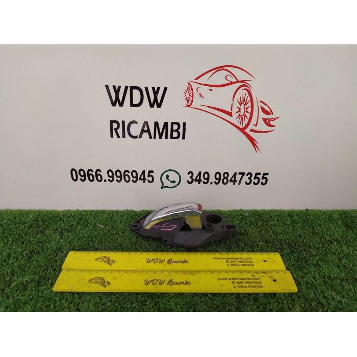 MANIGLIA INTERNA CROMATA LATO PASSEGGERO PORTA DESTRO DX FIAT 500 312 3P 2007>