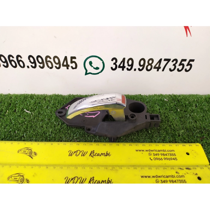 MANIGLIA INTERNA CROMATA LATO PASSEGGERO PORTA DESTRO DX FIAT 500 312 3P 2007>
