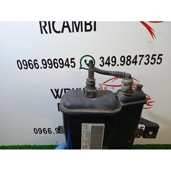 51886379 SERBATOIO SCATOLA FILTRO VAPORI CARBURANTE CARBONI ATTIVI FIAT PANDA 1.2 BENZI
