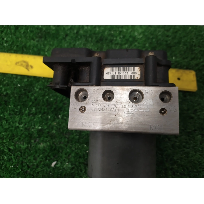 9651873780 CENTRALINA GRUPPO POMPA ABS PEUGEOT 307 2.0 HDI (2001\2009) 0265231476