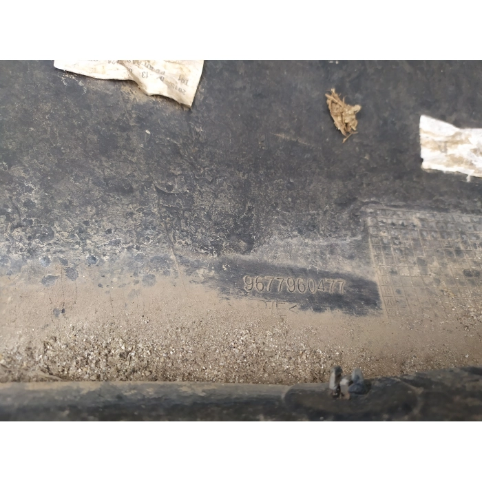 9677960477 PARAURTI POSTERIORE POST ORIGINALE NERO CON FORI SENSORI PEUGEOT 308 GT LINE