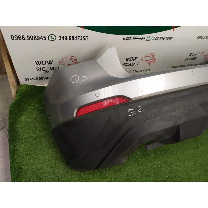 81A807511B PARAURTI POSTERIORE POST COMPLETO SENSORI PARCHEGGIO AUDI Q2 S-LINE