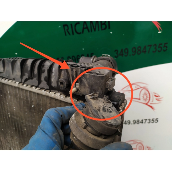 60694769 RADIATORE ACQUA RAFFREDDAMENTO MOTORE ALFA ROMEO 159 1.9 JTDM (2005\2011) 2006