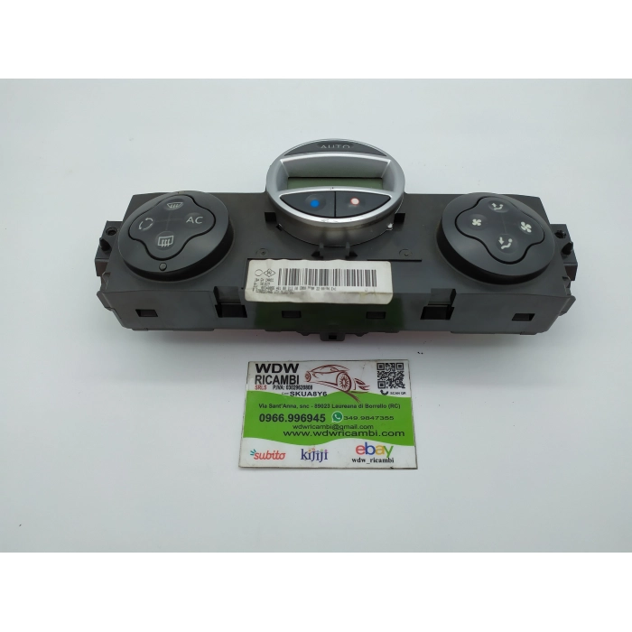 8200501465 CENTRALINA GRUPPO COMANDI CLIMA A\C USATO RENAULT SCENIC 1.9 DCI (2003\2009) 2007