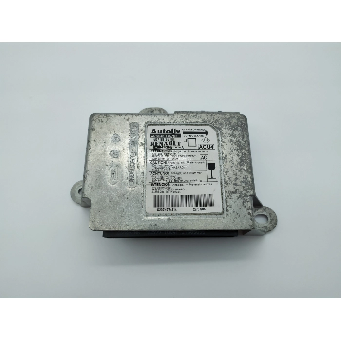 8200412042A CENTRALINA AIRBAG USATO RENAULT SCENIC 1.9 DCI (2003\2009) 2007 607993600