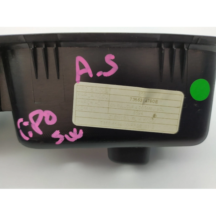 7356314780E PULSANTIERA ALZAVETRI PORTA ANTERIORE SINISTRO USATO FIAT TIPO (356) SW 1.6 (DAL 2015 IN POI >)