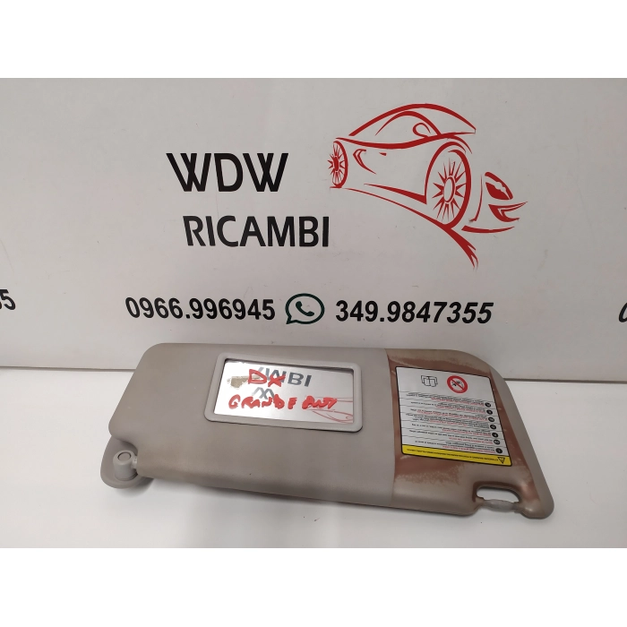 ALETTA PARASOLE LATO DESTRO DESTRA DX LATO PASSEGGERO FIAT GRANDE PUNTO 2005-2012