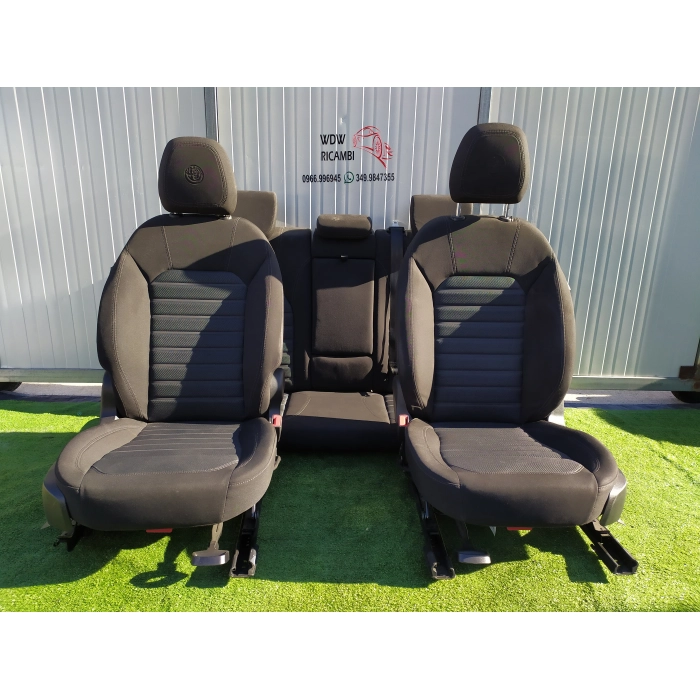 TAPPEZZERIA INTERNI SEDILI ANTERIORI + POSTERIORI ALFA ROMEO STELVIO (949) 2.2D 2016 IN POI > INTERNO