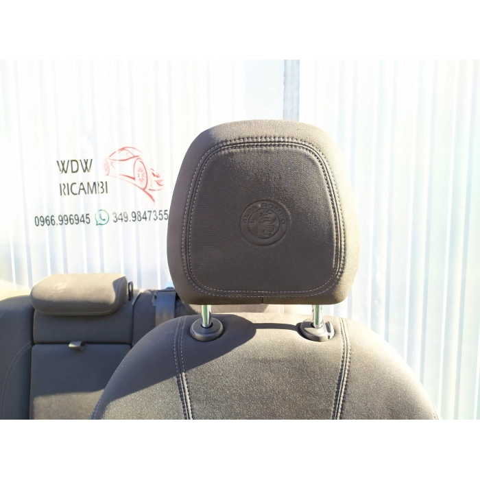 TAPPEZZERIA INTERNI SEDILI ANTERIORI + POSTERIORI ALFA ROMEO STELVIO (949) 2.2D 2016 IN POI > INTERNO