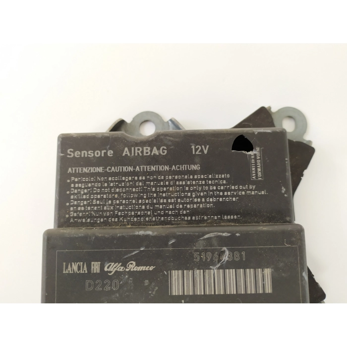 51968381 CENTRALINA AIRBAG USATO CONTINENTAL FIAT 500L 1.3 (DAL 2012 IN POI >)