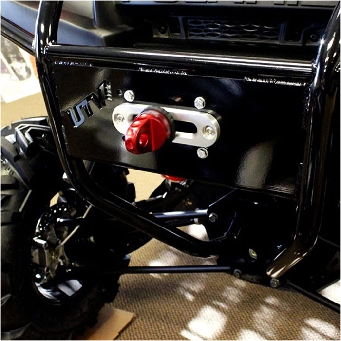 GANCIO VERRICELLO PASSACAVO CONNETTORE CORDA CAVO UNIVERSALE Jeep Offroad ROSSO WRANGLER