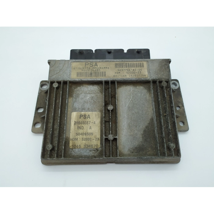 9643134680 CENTRALINA MOTORE INIEZIONE USATO PEUGEOT 206 1.4 (1998\2012) 1999