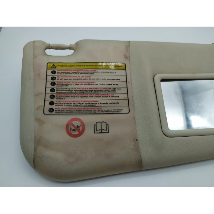 ALETTA PARASOLE LATO DESTRO DX USATO FIAT GRANDE PUNTO (199) 1.3 90CV (2005\2011) 2008