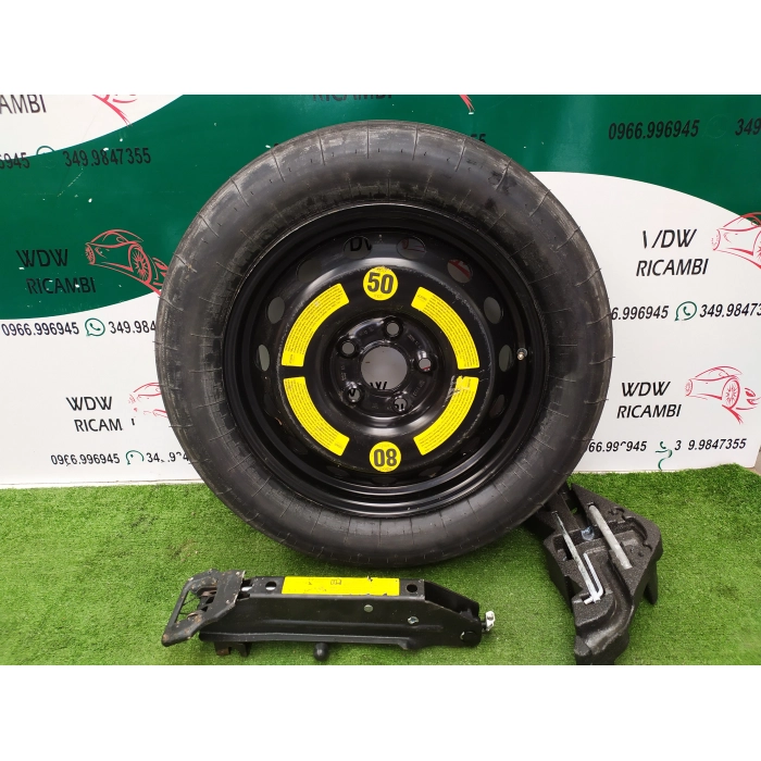 7L0601027A KIT RUOTA CERCHIO DI SCORTA USATO 6 1\2JX18H2 ET53 5 FORI DA 18 VW TOUAREG \ AUDI Q7