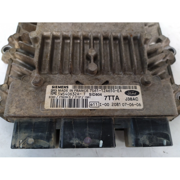 7S61-12A650-EA CENTRALINA SIEMENS MOTORE USATO FORD FIESTA 1.4 TDCI (2002/2008) 2007 5WS40632A
