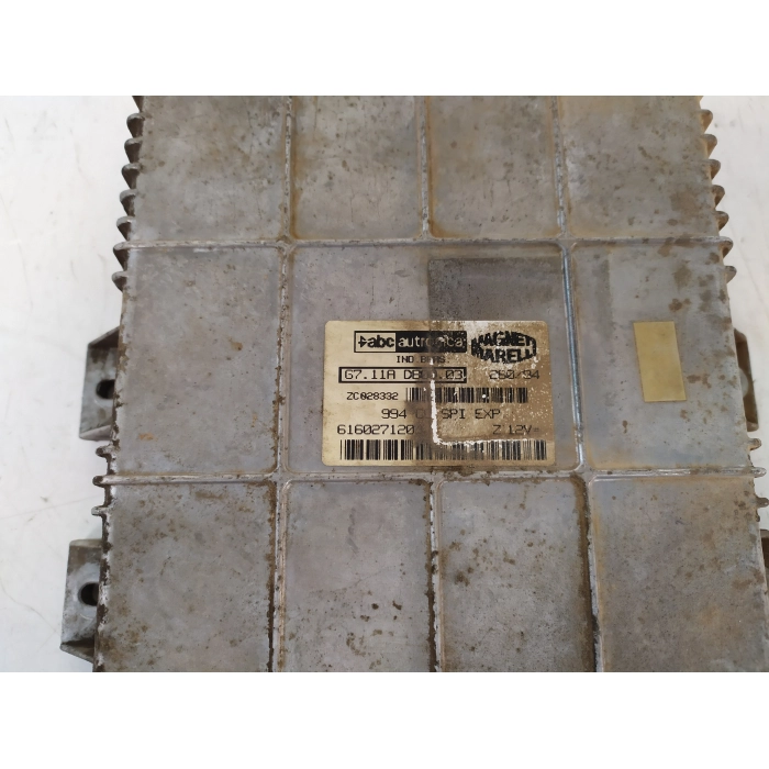 616027120 CENTRALINA MOTORE INIEZIONE USATO FIAT UNO 1.0 (1989\1995) 1990