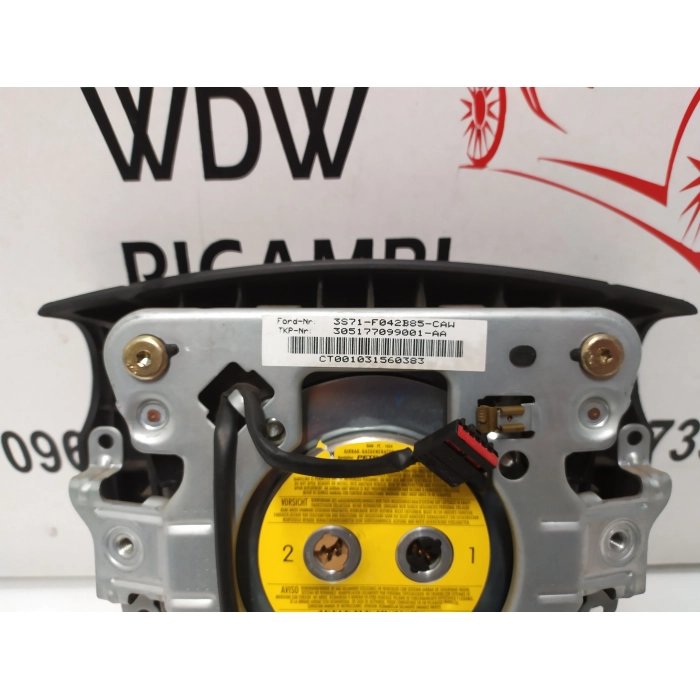 3S71-F042B85-CAW AIRBAG VOLANTE STERZO FORD MONDEO 2000 AL 2007 305177099001-AA