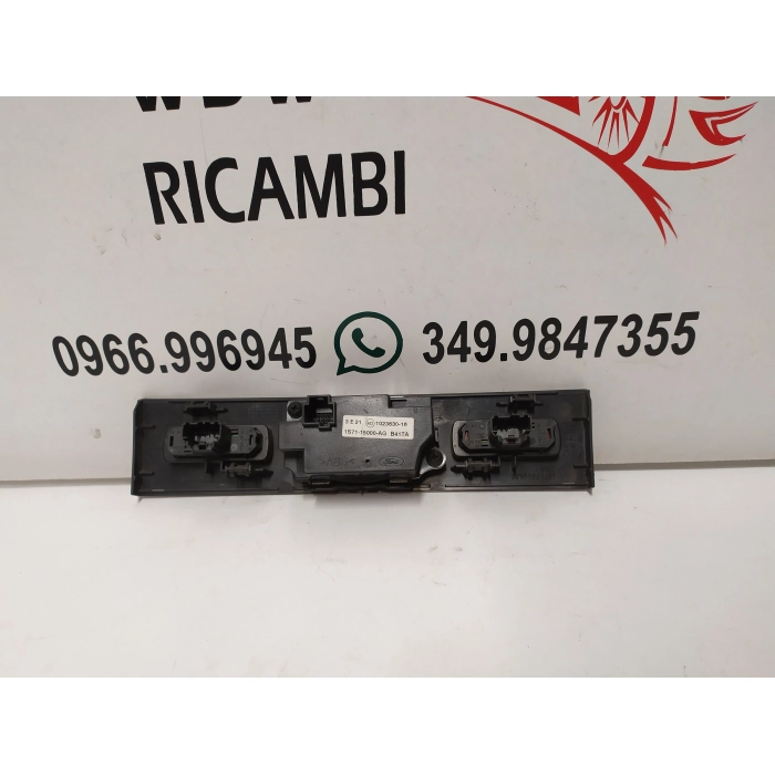 4S7T13A350AB GRUPPO COMANDI OROLOGIO PULSANTE QUATTRO FRECCE FORD MONDEO 2° SERIE