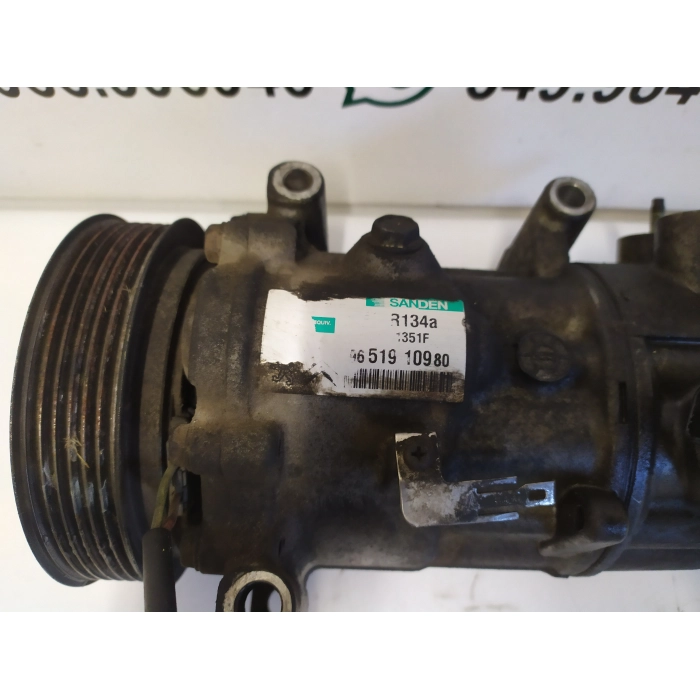 9651910980 COMPRESSORE ARIA CONDIZIONATA A\C CITROEN C4 1.6 2006 > / PEUGEOT 207 1.4