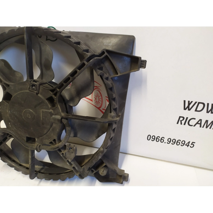 VENTOLA RADIATORI ELETTROVENTOLA RADIATORE HYUNDAI SANTA FE 2.2 16V 150CV 2006 - 2012