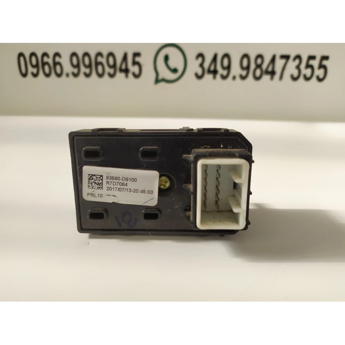 93580-D9100 PULSANTE INTERRUTTORE COMANDO ALZAVETRO POSTERIORE POST SINISTRO SX KIA SPORTAGE IV QL