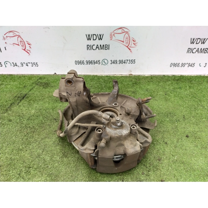 MOZZO FUSELLO COMPLETO DI DISCO E PINZA ANTERIORE ANT DESTRO DX AUDI A3 1.9 105CV 2008-2013