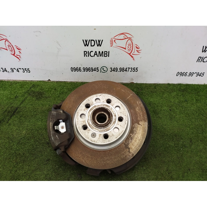 MOZZO FUSELLO COMPLETO DI DISCO E PINZA ANTERIORE ANT SINISTO SX AUDI A3 1.9 105CV 2008-2013