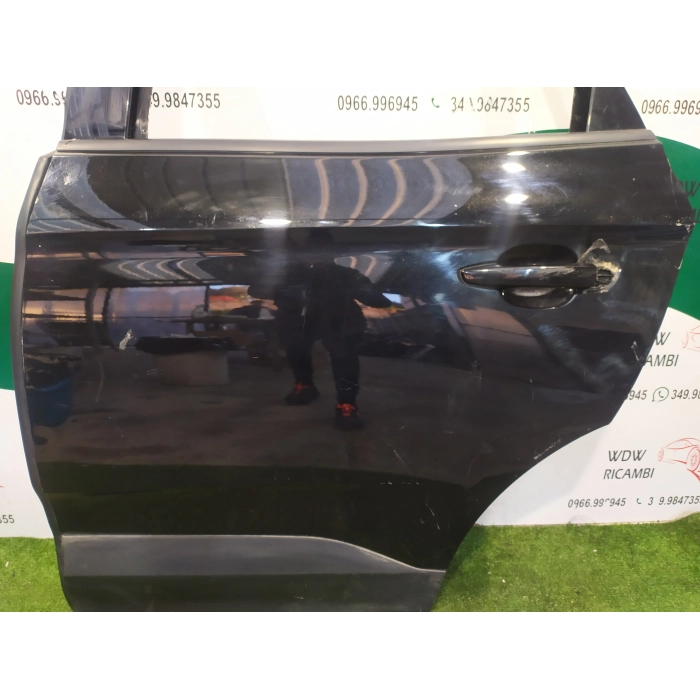 PORTIERA PORTA SPORTELLO POSTERIORE POST SINISTRA SX OPEL GRANDLAND X 2017 - 2024 NERA