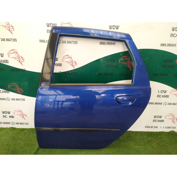 PORTA PORTIERA SPORTELLO POSTERIORE POST SINISTRA SINISTRO SX FIAT PUNTO 188 1.9 (2003\2007) BLU