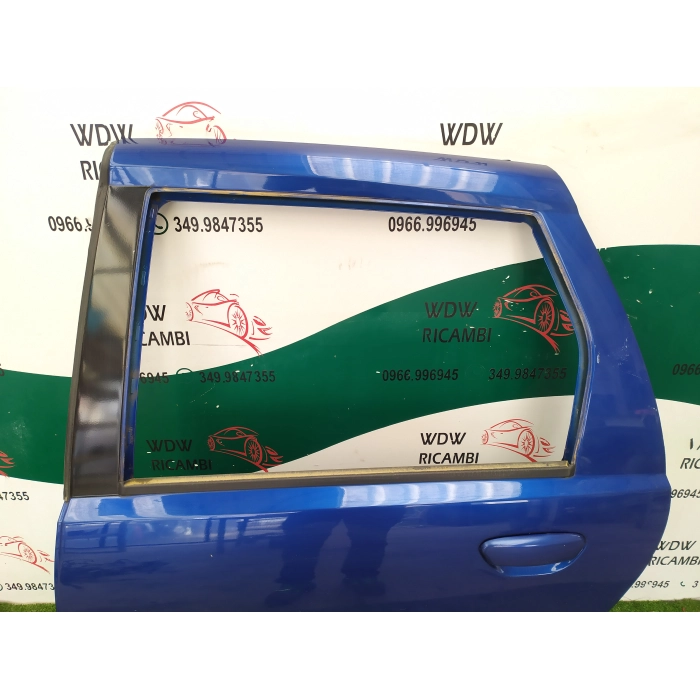 PORTA PORTIERA SPORTELLO POSTERIORE POST SINISTRA SINISTRO SX FIAT PUNTO 188 1.9 (2003\2007) BLU