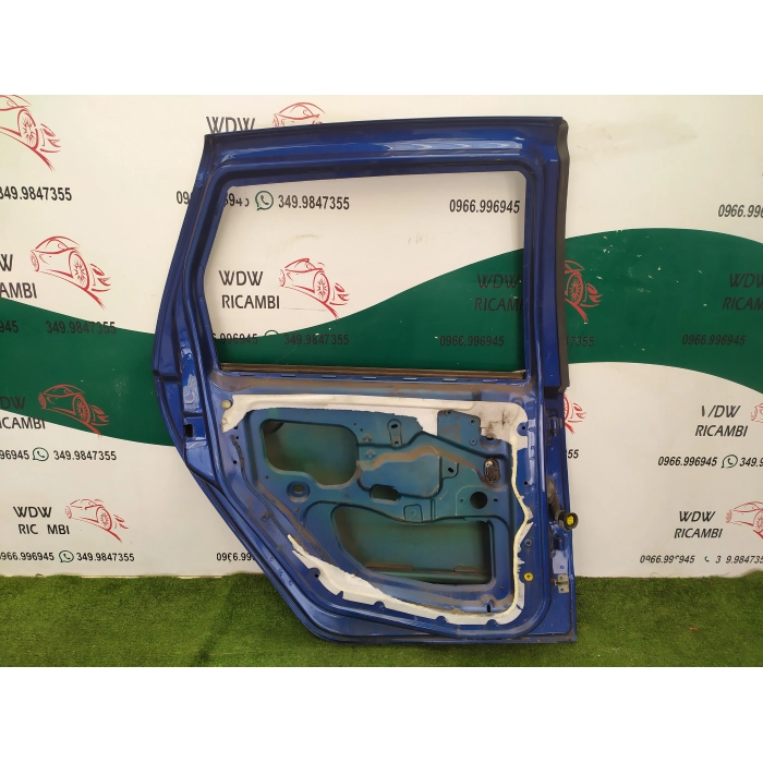 PORTA PORTIERA SPORTELLO POSTERIORE POST SINISTRA SINISTRO SX FIAT PUNTO 188 1.9 (2003\2007) BLU