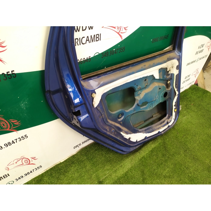 PORTA PORTIERA SPORTELLO POSTERIORE POST SINISTRA SINISTRO SX FIAT PUNTO 188 1.9 (2003\2007) BLU