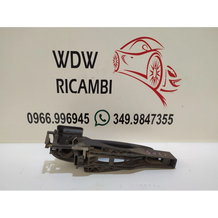 MANIGLIA ESTERNA PORTA POSTERIORE SINISTRO SX USATO CITROEN C3 1.4 HDI 90CV (2002\2009) 2004