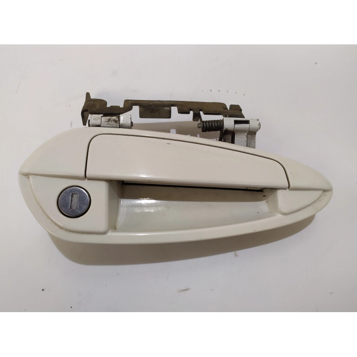 MANIGLIA ESTERNA PORTA ANTERIORE DESTRO DX USATO BIANCO FIAT GRANDE PUNTO (199) 1.3 90CV (2005\2011)