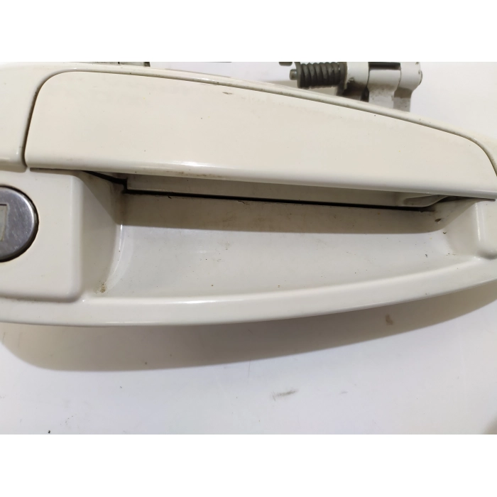 MANIGLIA ESTERNA PORTA ANTERIORE DESTRO DX USATO BIANCO FIAT GRANDE PUNTO (199) 1.3 90CV (2005\2011)