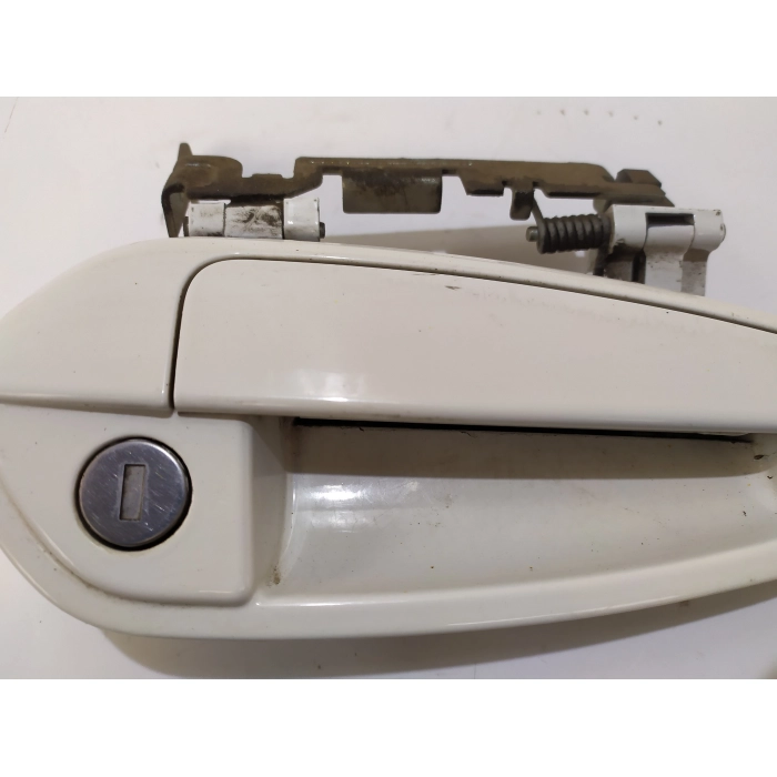 MANIGLIA ESTERNA PORTA ANTERIORE DESTRO DX USATO BIANCO FIAT GRANDE PUNTO (199) 1.3 90CV (2005\2011)