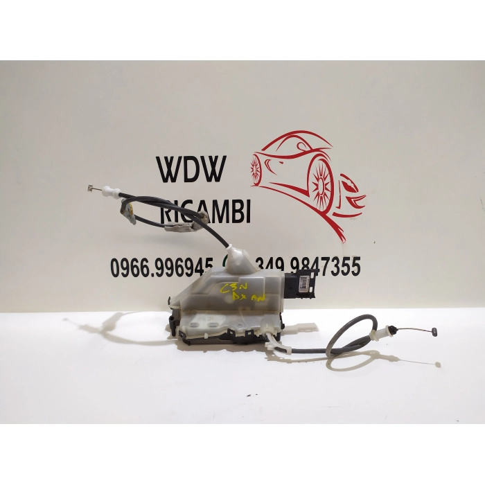 PSA123980 SERRATURA CHIUSURA PORTA ANTERIORE DESTRO DX USATO CITROEN C3 3° (DAL 2016 IN POI >)